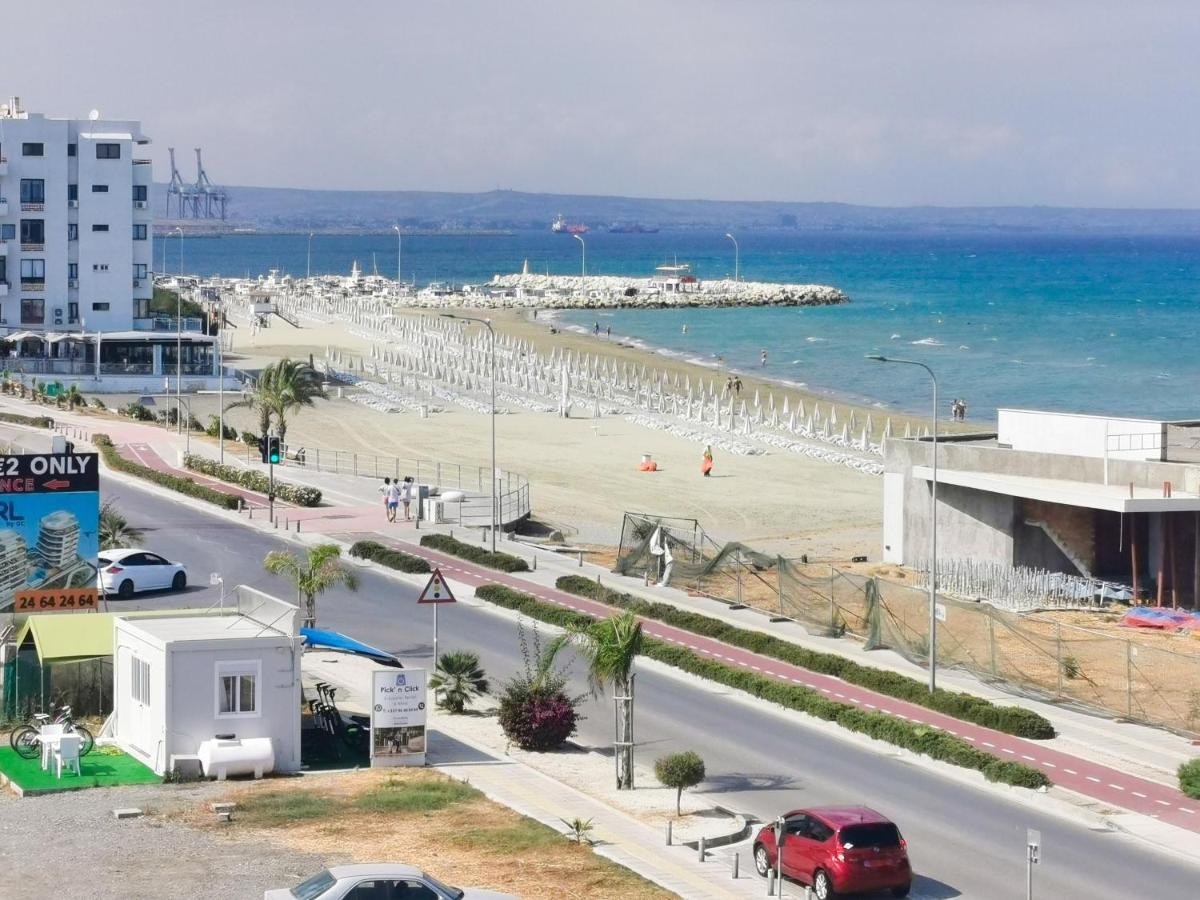 Sea-Esta Seaview Apartment, 200 Meters To The Beach Larnaca Ngoại thất bức ảnh